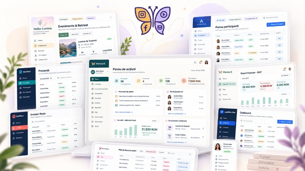 Exemplu dashboard general